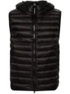 C.p. Company Black D.d. Shell Goggle Down Vest In Black