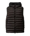 C.p. Company D.d. Shell Goggle Down Gilet In Black