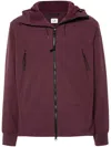 C.p. Company Goggles Hoodie In Red