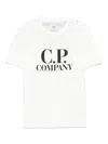 C.p. Company Logo-print Cotton T-shirt In White