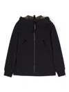 C.p. Company Google Jacket In Black