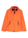 C.p. Company Google Jacket In Orange