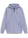 C.p. Company Googles-detail Hoodie In Purple