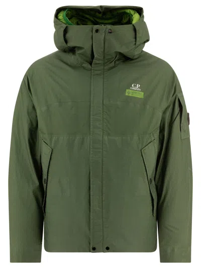C.p. Company Gore G-type Jackets In Green