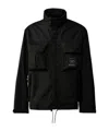 C.p. Company C.p.company Technical Fabric Jacket With Internal Removable Down Jacket In Black