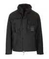 C.p. Company C.p.company Technical Fabric Jacket With Internal Removable Down Jacket In Black