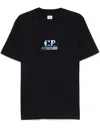 C.p. Company Logo Short-sleeved T-shirt In Blau