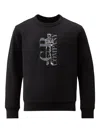 C.p. Company Graphic Print Sweater In Black