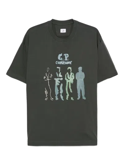 C.p. Company Graphic-print T-shirt In Green