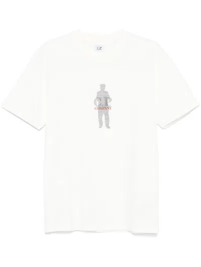 C.p. Company Graphic-print T-shirt In Neutrals