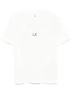 C.p. Company Cotton Crew Neck T-shirt With Graphic Print In White