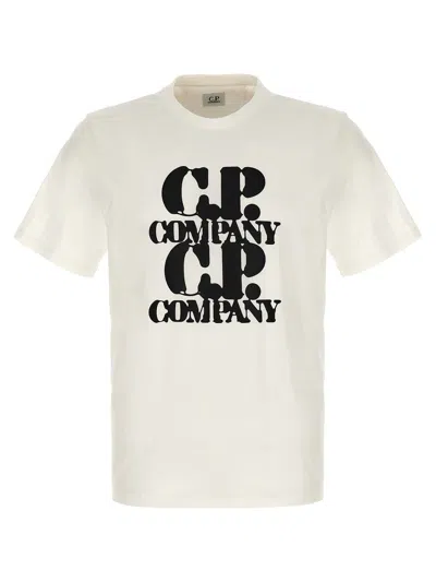 C.p. Company Graphic T-shirt In White