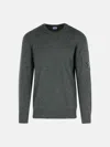 C.p. Company Graphite Wool Blend Sweater In Gray