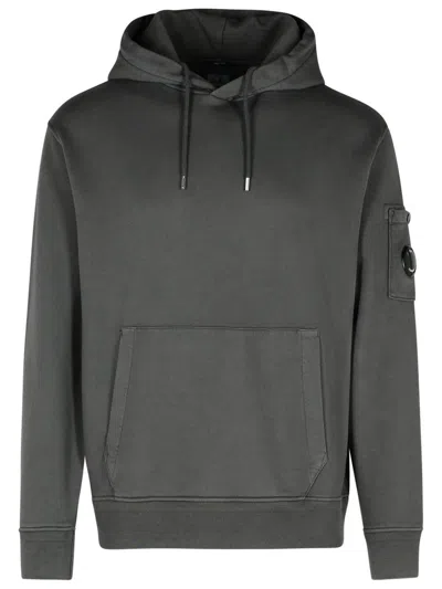 C.p. Company Gray Cotton Sweatshirt In Grey