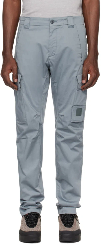 C.p. Company Gray Ergonomic Cargo Pants In Turbulence 975