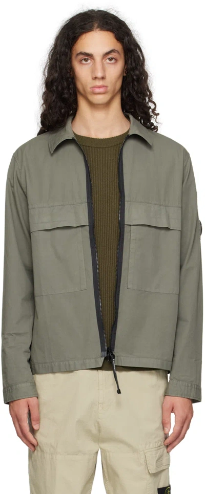 C.p. Company Gray Lens Jacket In 674 Grapeleaf