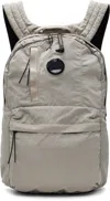 C.p. Company Gray Nylon B Backpack