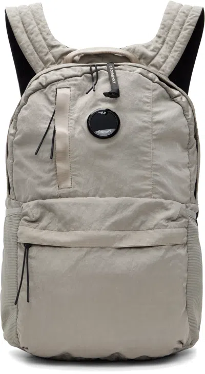 C.p. Company Gray Nylon B Backpack