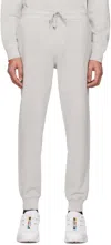 C.p. Company Gray Tapered Lounge Pants In 936 Flint Grey