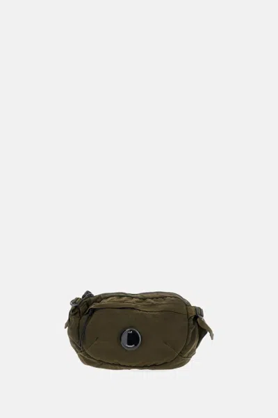 C.p. Company Green B Lens Crossbody Bag