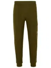 C.p. Company Utility Jogger Pants Featuring Cargo Pocket In Green
