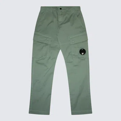 C.p. Company Kids' Green Cotton Pants