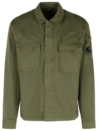 C.P. COMPANY C.P. COMPANY GREEN COTTON SHIRT