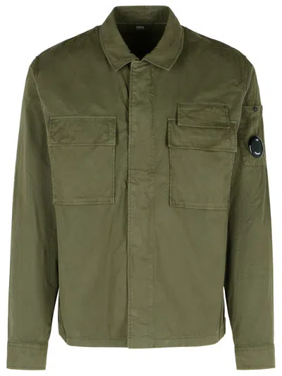 C.P. COMPANY C.P. COMPANY GREEN COTTON SHIRT