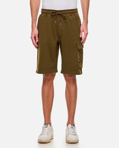C.P. COMPANY GREEN DRAWSTRING SHORTS
