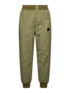 C.p. Company Gd Quilted Patch-pocket Track Pants In Green