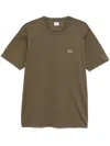 C.p. Company Logo-patch T-shirt In Green