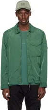 C.p. Company Green Pocket Jacket In Duck Green 649