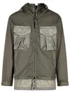 C.p. Company C.p.company Lead Grey Bitm Nylon Goggle Jacket In Multi
