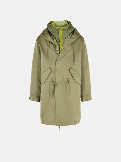 C.p. Company Green Polyester Blend Parka