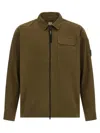 C.p. Company Contemporary Zip Closure Overshirt In Green