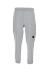 C.p. Company Grey Cargo Pants With Drawstring Waist In Gray