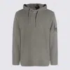 C.p. Company Hooded Long Sleeve Knitwear With Arm Pocket In Brown