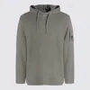 C.p. Company Hooded Long Sleeve Knitwear With Arm Pocket In Brown