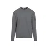 C.p. Company Grey Sweatshirt With Distinctive Arm Pocket In Gray