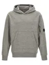 C.p. Company Casual Hooded Sweatshirt With Front Pocket In Grey