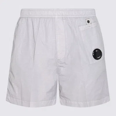 C.p. Company Lens-detail Swim Shorts In Drizzle