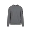 C.p. Company Grey Sweatshirt With Distinctive Arm Pocket In Gray