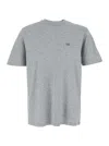 C.p. Company Grey T-shirt With Logo Printed On The Front In Cotton Man