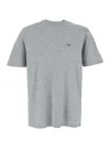 C.p. Company Grey T-shirt With Logo Printed On The Front In Cotton Man