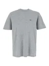 C.p. Company Grey T-shirt With Logo Printed On The Front In Cotton Man