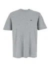 C.p. Company Grey T-shirt With Logo Printed On The Front In Cotton Man In Gray