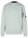 C.p. Company Grey Wool Blend Sweatshirt In Grey
