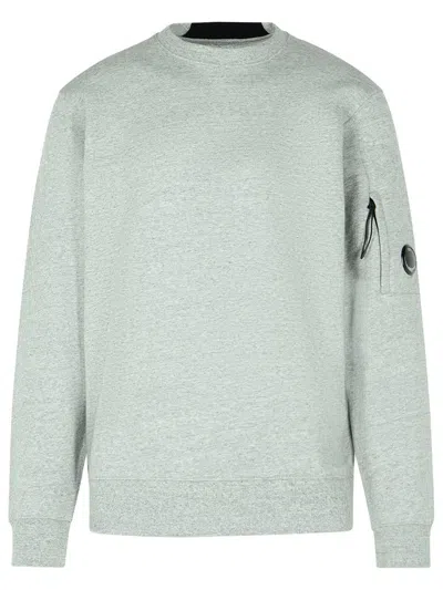 C.p. Company Grey Wool Blend Sweatshirt