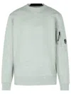 C.p. Company Grey Wool Blend Sweatshirt In Gray