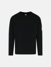 C.p. Company 'grs' Black Wool Blend Sweatshirt